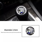 1Pcs Car Gear Shifter Head Knob Badge Sticker Emblem Decal Decor Hubcap For Mercedes Benz AMG W204 W205 W203 W211 W212 W213 W210