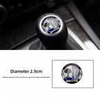 1Pcs Car Gear Shifter Head Knob Badge Sticker Emblem Decal Decor Hubcap For Mercedes Benz AMG W204 W205 W203 W211 W212 W213 W210