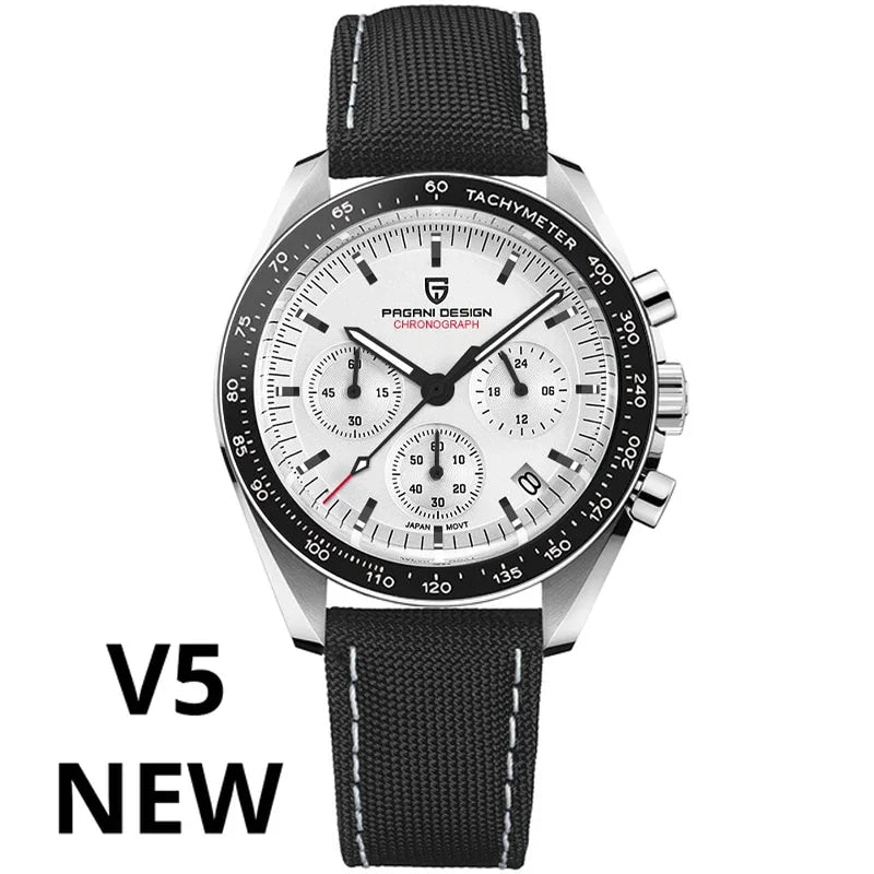 2025 New PAGANI DESIGN AK Project Mars Men's Watches Luxury Quartz Watch Men AR Sapphire Speed Sport Chronograph Automatic Date