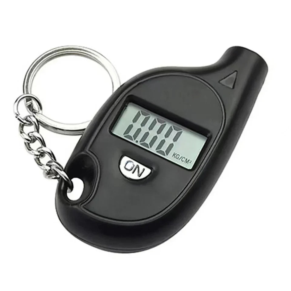 Medidor de neumáticos Digital con pantalla LCD, medidor de presión de aire para neumáticos de motocicleta, herramientas de prueba de alarma de seguridad para neumáticos de coche