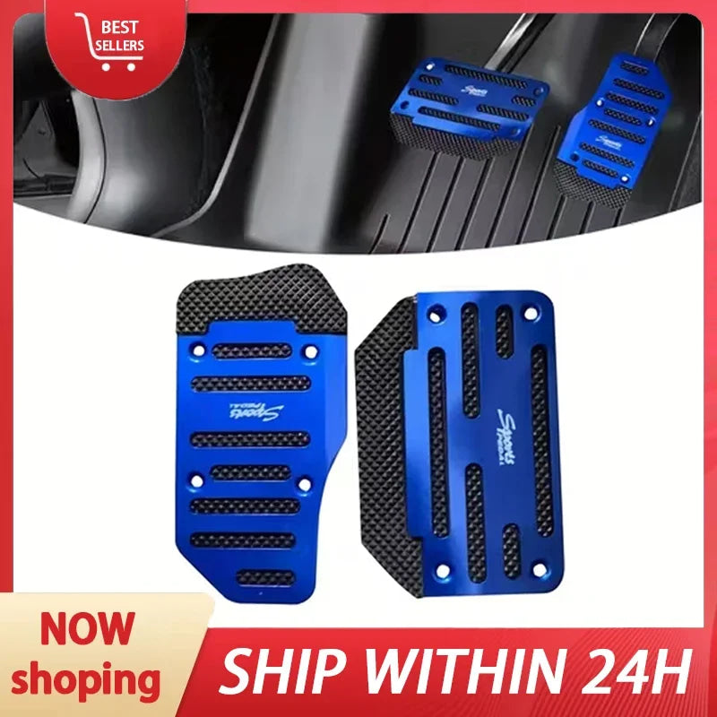 Automotive universal anti-skid pedal cover, interior modification, pedal personality modification accessories, anti-skid pedal