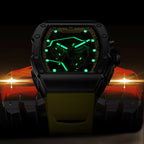 Pagani Designs-reloj automático de acero inoxidable para hombre, cronógrafo mecánico con esfera de grafiti Richard, complemento masculino de buceo
