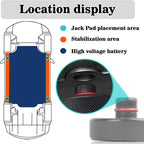 4pcs Lifting Jack Pads for Tesla Model 3 Y S X Juniper 2026 2025 2024 Accessories Rubber Pucks Chassis Lift Stands Adapter Case
