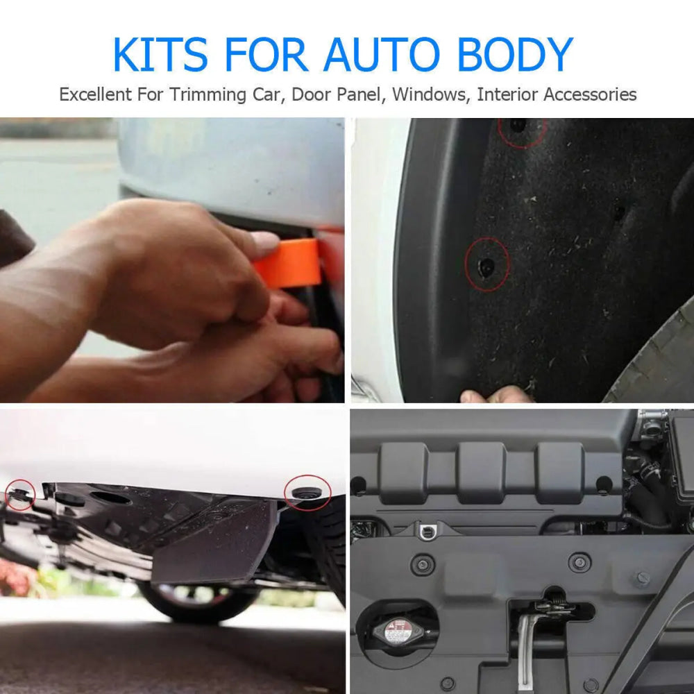 750 Pcs Car Retainer Clips Auto Fasteners Push Trim Clips Pin Rivet Bumper Kit Accessories