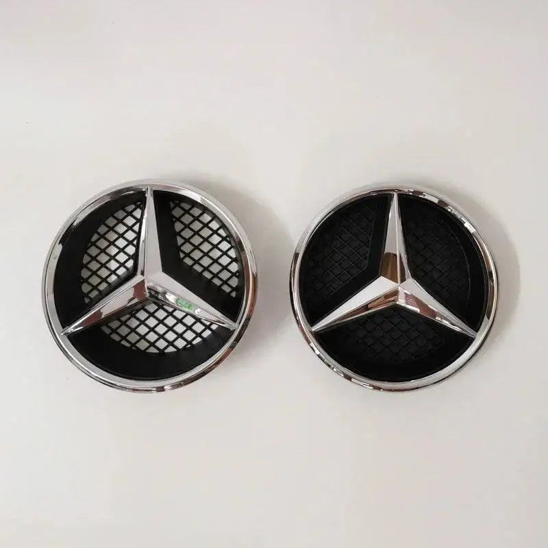 3D Car Grill Emblem Star Badge Front Grill Logo Mercedes Benz AMG W204 W205 W213 W253 GLC GLE Interior Mouldings QB-SX-BENZ VVZ