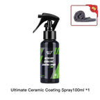 HGKJ S6 Ultimate Ceramic Coating Spray Hydrophobic High Gloss Paint Protection 9H Nano Top Long Lasting Wax Car Care Detail