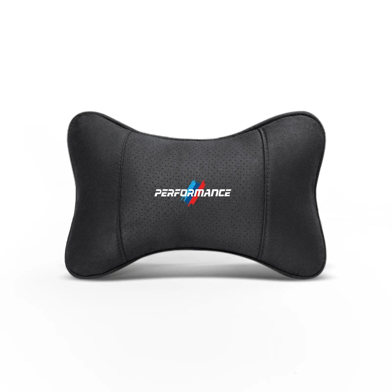 Soft Suede Neck Pillow Comfort Car Headrest Interior Decor Accessories For BMW E90 G80 M3 G30 M5 F82 F83 F20 F21 G42 F95 F96 G06