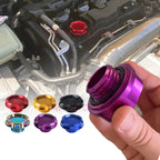 JDM Racing Style Car Engine Oil Cap Car Modification Aluminum Radiator Fuel Filler Tank Cover Fit for Honda Civic