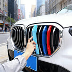 ABS Car Grille Trim Strip For BMW X1 X2 X3 X4 X5 X6 X7 E84 F48 F49 F39 E83 F25 G01 F26 G02 E70 F15 E53 G05 E71 E72 F16 G06 G07
