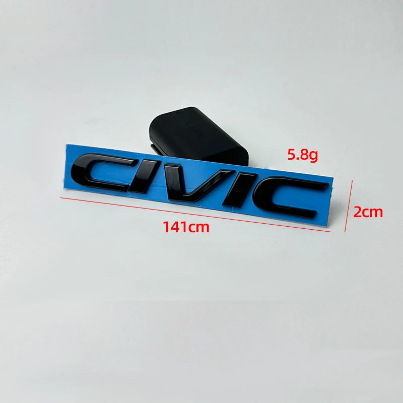 Car front and rear logo sticker accessories For Honda Civic FIT Accord Prelude CRV 5th Mugen CRZ CRX Jazz HRV Pilot Odyssey Elys