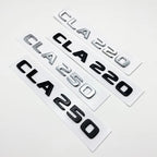 3D Letters CLA180 CLA200 CLA220 CLA250 CLA260 4Matic ABS Emblem for Mercedes Benz C118 Car Fender Trunk Rear Logo Sticker