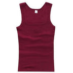 Hot Sale Men's Sleeveless Breathable Fitness Vest Basic Elastic Tank Top Men's Cotton Bodybuilding T-shirt Classic Color Clothes