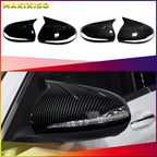 For Mercedes Benz C GLC S E Class W205 X253 W222 W213 W238 carbon Black Side Rearview Mirror Cover Caps Shell LHD RHD