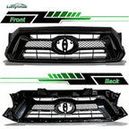 Front Grille Grill Compatible With 2012 2013 2014 2015 Toyota Tacoma Pickup Truck TRD Style Front Bumper Mesh Grill Assembly