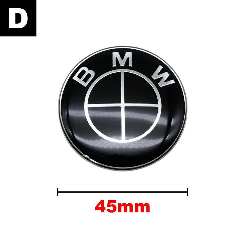 4.5cm Car Steering Wheel Decoration Badge Sticker For BMW G80 E84 F48 G01 G11 X1 X2 X3 X4 X5 X6 G07 Interior Emblem Accessorie