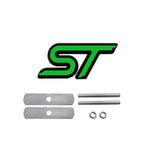 3D Metal ST Line Front Grille Emblem Badge Car Head Trunk Stickers For Ford Focus Mondeo Fiesta Explorer Styling Accessories