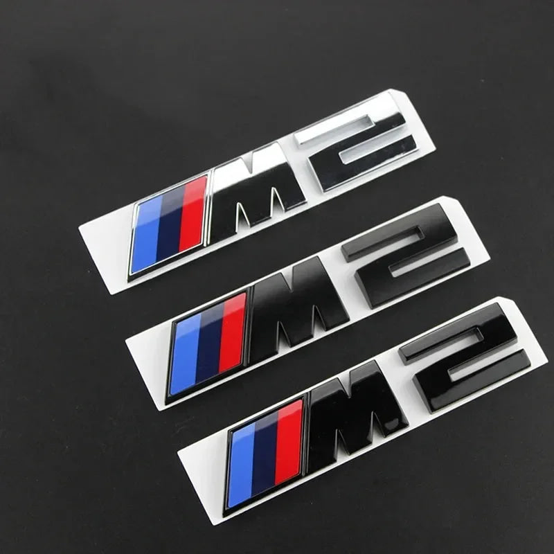 Car Valve Core BMW 3D Electroplating Emblem Stickers Trunk Decorative Stickers For BMW X5 E91 E70 F11 E30 F31 X3 F25 E61 E83 X1
