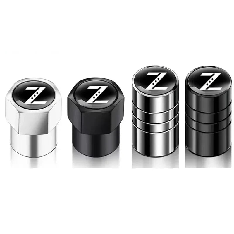 4Pcs Car Styling For Z Badge Aluminium Alloy Wheel Tire Valve Cover Caps Auto Accessories Car Motorcycle For Nissan Accessories