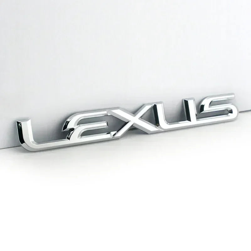 ABS/Metal Car Rear Trunk Emblem Badge Sticker for Lexus Logo ES300 IS300 IS350 ES250 ES350 IS250 CT200H GS350 NX200 Accessories