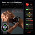 2026 New ECG AI Health Smartwatch for Men 1.53"AMOLED BP/Heart Rate Monitor BT Call IP68 Waterproof Smart Watch for Android IOS