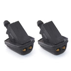 2pcs 1/2 Hole Car Front Windshield Washer Jet Nozzles Windscreen Wiper Sprayer For Ford Focus MK2 MK3 2005-2012 Fiesta 2001-2008