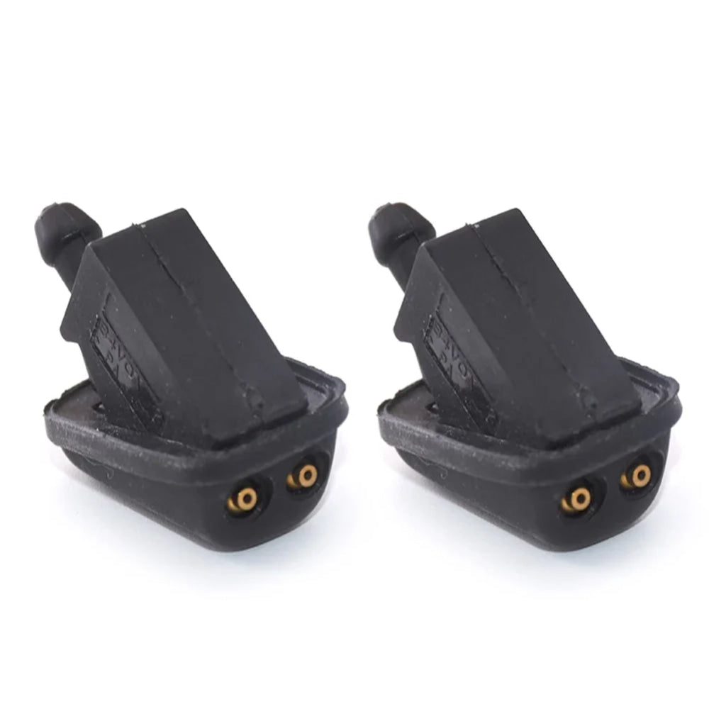 2pcs 1/2 Hole Car Front Windshield Washer Jet Nozzles Windscreen Wiper Sprayer For Ford Focus MK2 MK3 2005-2012 Fiesta 2001-2008