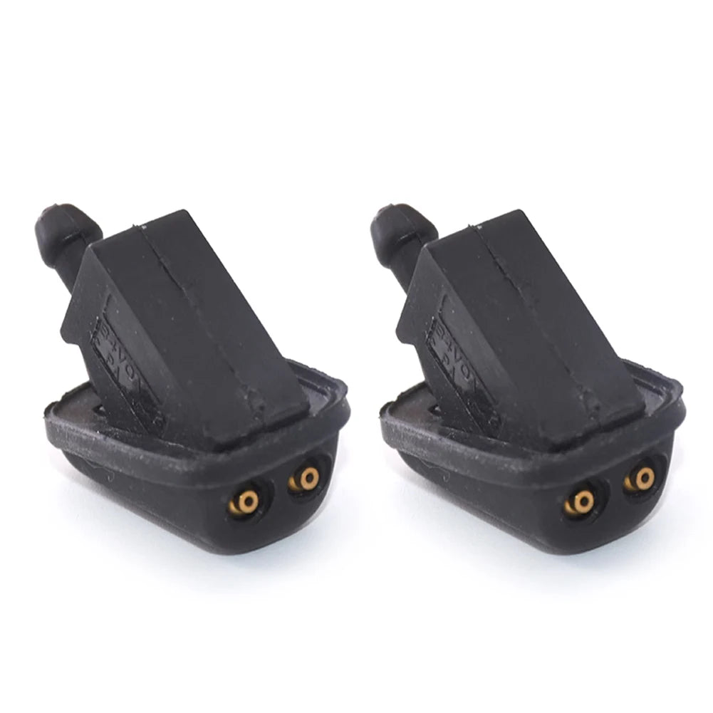 2pcs 1/2 Hole Car Front Windshield Washer Jet Nozzles Windscreen Wiper Sprayer For Ford Focus MK2 MK3 2005-2012 Fiesta 2001-2008