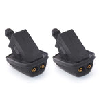 2pcs 1/2 Hole Car Front Windshield Washer Jet Nozzles Windscreen Wiper Sprayer For Ford Focus MK2 MK3 2005-2012 Fiesta 2001-2008