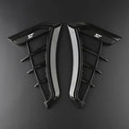 Black Car Fender Side Vents Air Flow Intake Hole Shark 3D Grille Sticker Cover for Ford Focus ST Mondeo Fiesta Kuga Escape Car