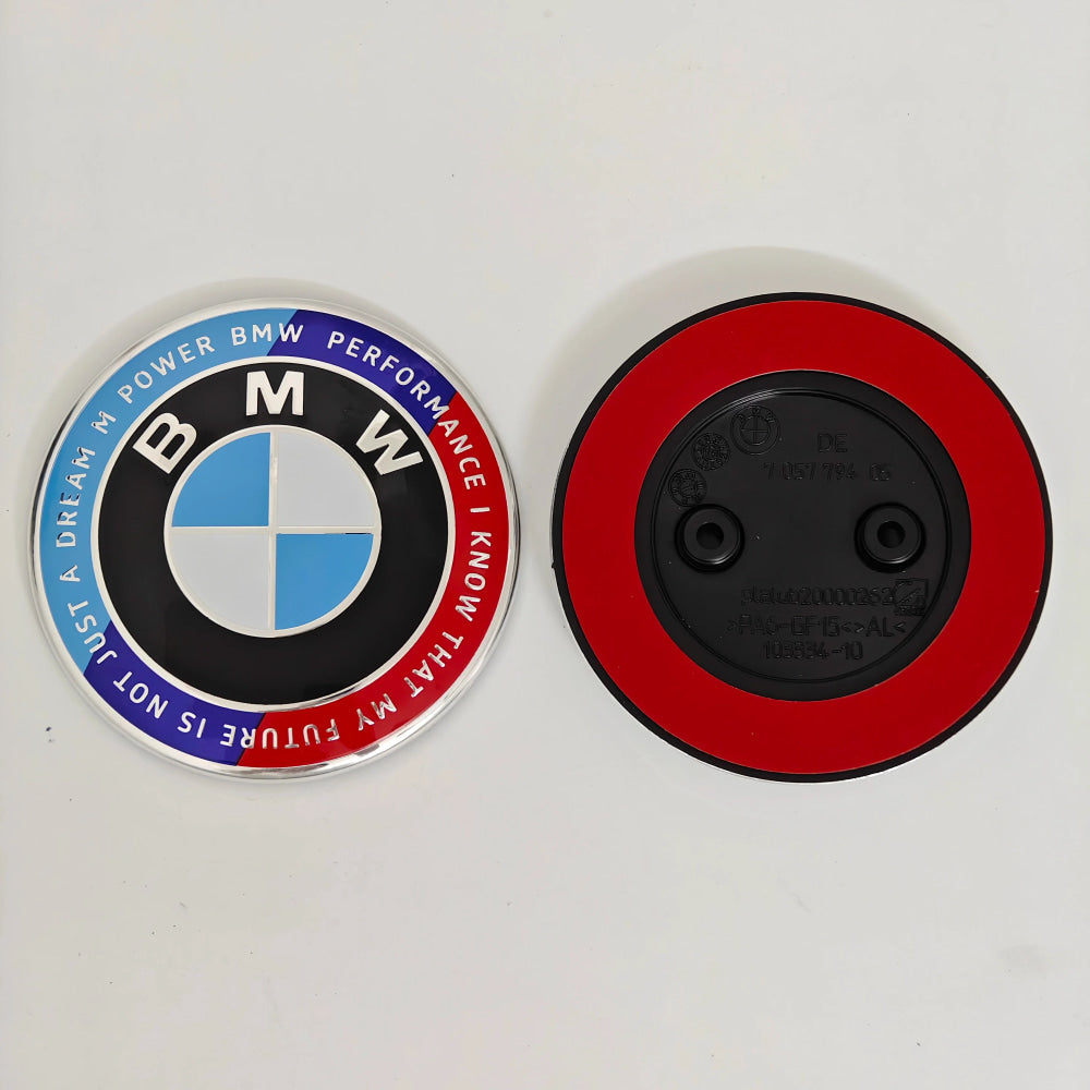 For BMW F20 F22 F23 F30 F80 F31 F34 F32 F82 F33 F10 F11 E81 E87 E63 E64 1Pcs 2 Holes 3 Holes Hood Emblem Trunk Badge Accessories