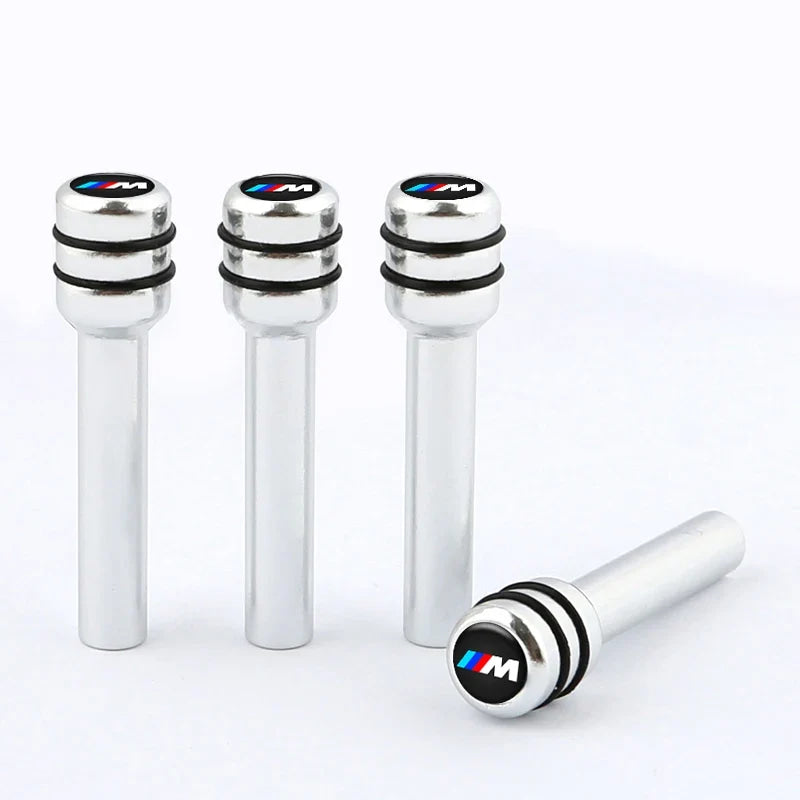 4Pcs Aluminum Alloy Car Door Lock Pins Security Rod Knob Cover For BMW M 50th Anniversary M5 E46 E90 F10 E39 E36 F20 E87 G30 E92