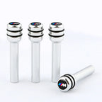 4Pcs Aluminum Alloy Car Door Lock Pins Security Rod Knob Cover For BMW M 50th Anniversary M5 E46 E90 F10 E39 E36 F20 E87 G30 E92