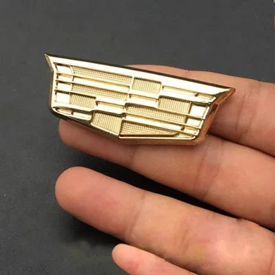 3D Metal Car Emblem Fender Side Rear Trunk Badge Sticker for Cadillac Escalade DTS SRX XT5 XTS ATS BLS CT4 CT5 CT6 CTS SLR SLS