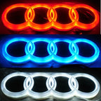 18X5.8CM LED Badge Light Exterior for Audi Q2 Q8 A1 A2 Q3 A3 A4 A5 A6 A7 A8 Q5 Q7 TT Car Rear Trunk Emblem Sticker Accessories