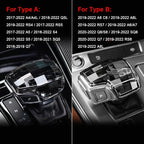 For Audi A4 A5 A6 A7 A8L Q5 Q7 Q8 RS4 RS5 RS6 RS7 S4 S5 SQ5 QS8 C8 S8 Crystal gear head Shift head Transmission handle cover
