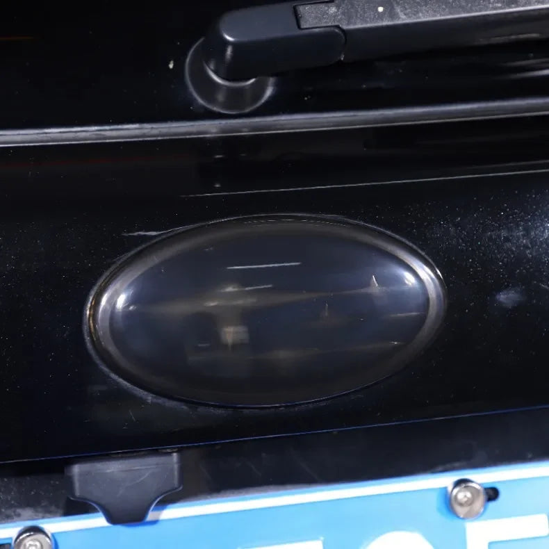 For 2013-2018 Subaru Forester ABS Blackened Car Logo Decoration Ring Front and Rear Logo Cover Decoration Car Accessories