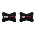 Car exterior annual inspection stickers For Toyota Car Set Car Head Neck Rest Pillow Auto Seat belt Pads Headrest cover