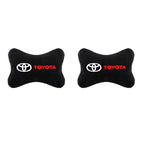 Car exterior annual inspection stickers For Toyota Car Set Car Head Neck Rest Pillow Auto Seat belt Pads Headrest cover