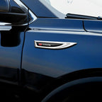 2Pcs Car Metal Car Wing Side Emblem Fender Stickers For Toyota Rav4 TRD Prado Hilux Corolla Auris Prius Camry Venza