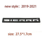 SIERRA new old style letter car stickers for Chevrolet GMC sierra rear trunk tail logo door labels modified Accessories decals