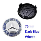 4pcs 56mm 60mm 75mm  68mm3Pin Car Wheel Center Cap Rim Hub Caps Emblem W202 W220 W213 W210 W164 E200 E260 E300 For Mercedes Benz