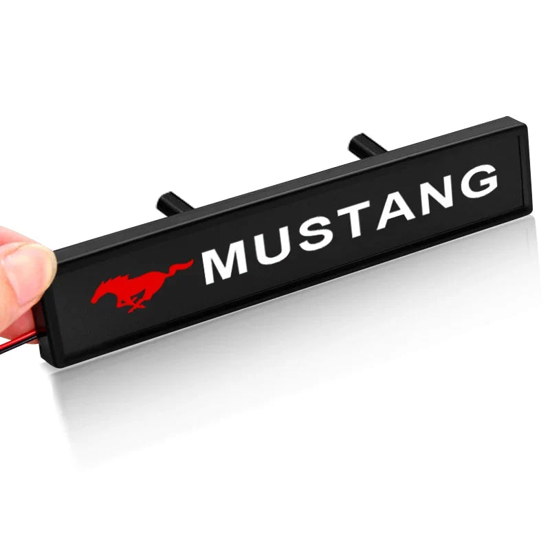 Auto Front Grille Badge Car Head Grill Emblem LED Light For Ford Focus Mk2 3 Fiesta Ranger Mondeo S-MAX Kuga Mustang Auto Goods