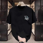 Fashion short-sleeved T-shirt - Men's and Women's New season round-neck printed 250G100%cotton half-sleeve T-shirt - Casual wear