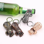 The Avengers Thanos Keychain for Men, Infinity Gauntlet, Creative Beer Bottle Opener, Pendant Gadgets