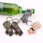 The Avengers Thanos Keychain for Men, Infinity Gauntlet, Creative Beer Bottle Opener, Pendant Gadgets