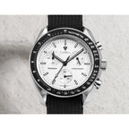 CADISEN New Men's Watches Luxury Quartz Wrist Watch For Men Sapphire AR Coated Crystal Canvas VK68 Speed Chronograph Automatic