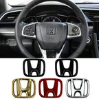 ABS Car Steering Wheel Logo Emblem Cover Sticker for Honda Accord Odyssey Jade CRV Fit CRZ City Civic HRV 8th Pilot Legend Pilot