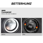 BETTERHUMZ Carbon Fiber For Mercedes Benz W204 W205 W212 C E Class Car Engine Start Stop Button Trim Ring Sticker Accessories