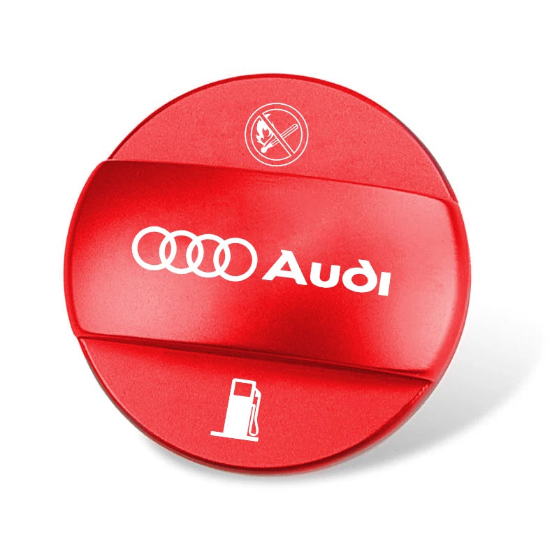 Aluminum Alloy Car Badge Fuel Tank Cap Decoration Cover For Audi A3 A1 A4 B9 A5 B7 Q5 Q3 Q2 8i TT Mk1 Mk2 S3 A7 S3 8V 8Y Q4 B9