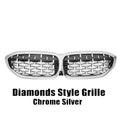 XVIP For BMW G20 3-Series G20 G21 G28 2019-2023 Front Bumper Hood Kidney Racing Grilles Replacement Black Diamond Meteor Style